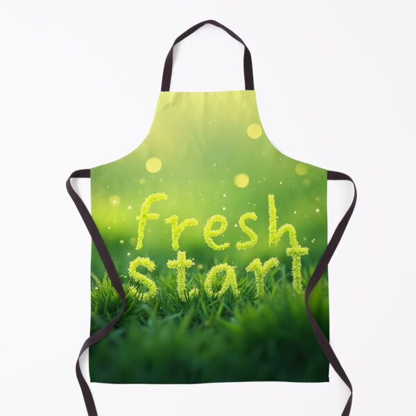 Item preview, Fresh Start - Inspirational Nature Quote & Moss Typography Art designed and sold by DesignsByDessie.