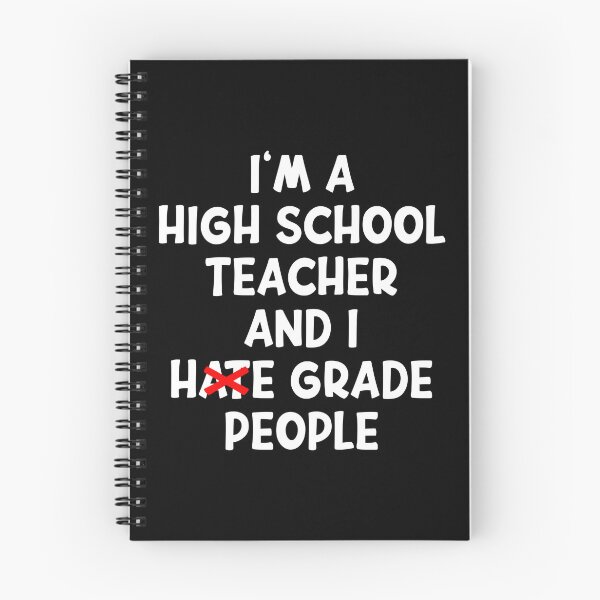 Item preview, I'M A HIGH SCHOOL TEACHER AND I GRADE PEOPLE - Grading Humor designed and sold by Carl's Clothing.