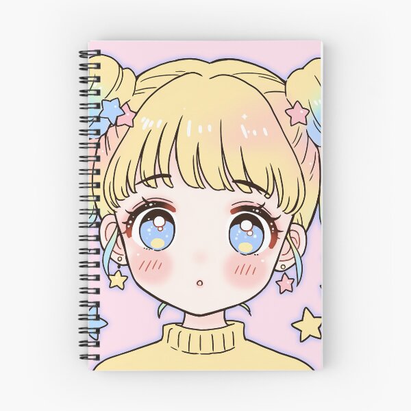 Item preview, Pastel Kawaii Star Girl Portrait designed and sold by bubblegoth.