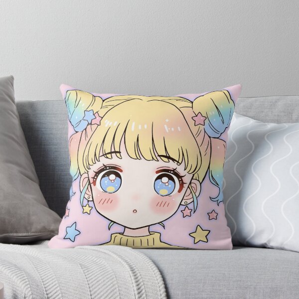 Item preview, Pastel Kawaii Star Girl Portrait designed and sold by bubblegoth.