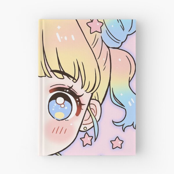 Item preview, Pastel Kawaii Star Girl Portrait designed and sold by bubblegoth.