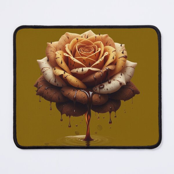 Item preview, yellow rose with liquid chocolate designed and sold by Ecosetereos.