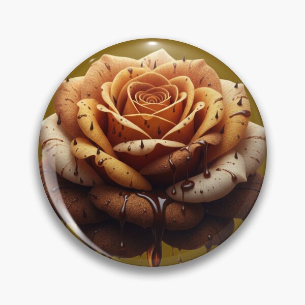 Item preview, yellow rose with liquid chocolate designed and sold by Ecosetereos.
