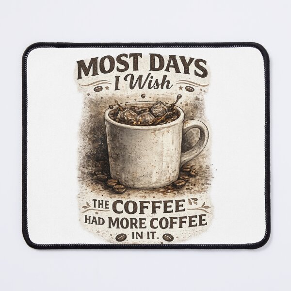 Item preview, Coffe Cravings And Witty Words Design designed and sold by Targon.