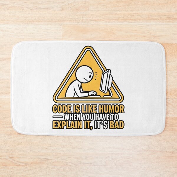 Item preview, "Code Is Like Humor When You Have To Explain It It's Bad Notch Style Programmer T-Shirt" designed and sold by Zenith Design.