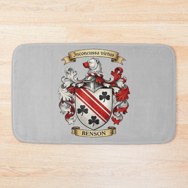 Item preview, The Benson Family Coat of Arms designed and sold by BagTown Clans.