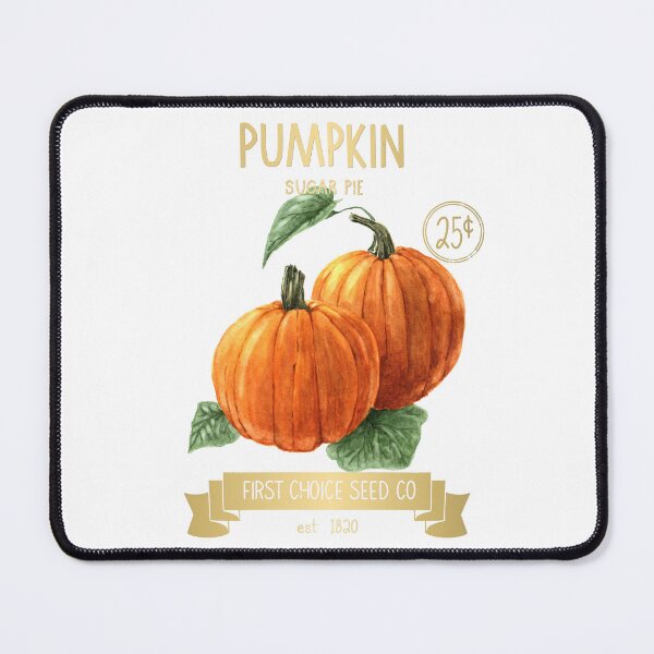 Item preview, Pumpkin Seed Packet – Vintage Garden Watercolor - Gold designed and sold by mwik2017.
