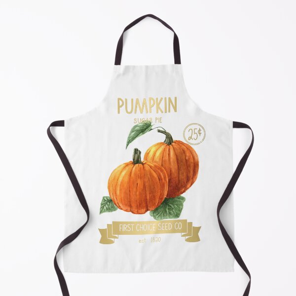 Item preview, Pumpkin Seed Packet – Vintage Garden Watercolor - Gold designed and sold by mwik2017.