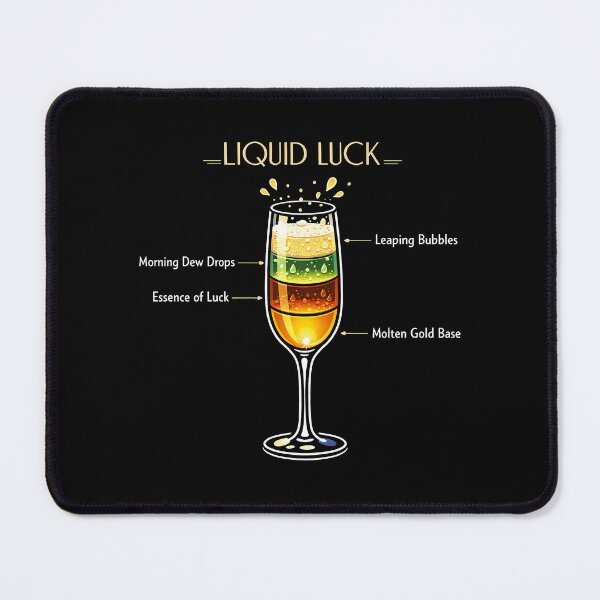 Item preview, Golden Fortune Fizz Liquid Luck Potion designed and sold by agearb.