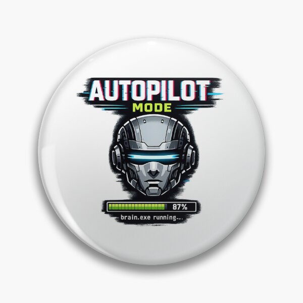 Item preview, Autopilot Mode Cyberpunk Robot Design designed and sold by VayGaming.