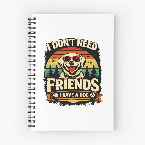 Item preview, Dog mom gift - Don’t Need Friends I Have a Dog Shirt – Funny Dog Lover Retro Vintage Graphic Tee for Dog Moms & Dog Dads designed and sold by EvolvCustoms.