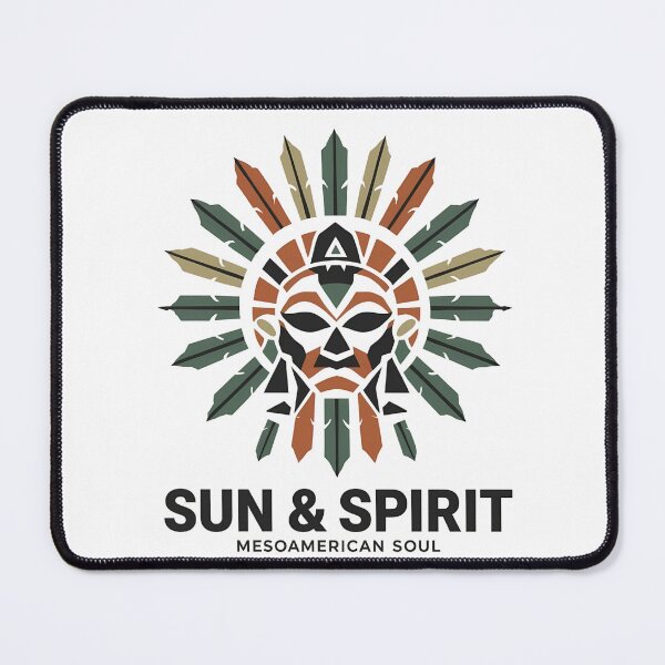 Item preview, Sun And Spirit Aztec Eagle Warrior Mask Geometric designed and sold by LoliDesignShop.