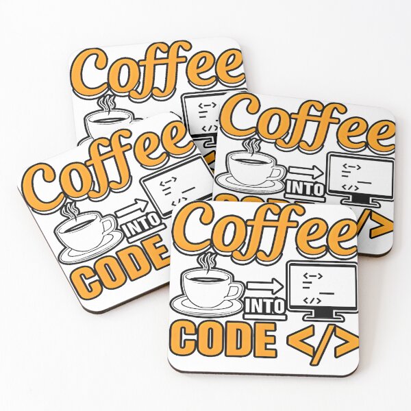 Item preview, "I Convert Coffee Into Code Star Design Funny Notch Style Programmer T-Shirt" designed and sold by Zenith Design.