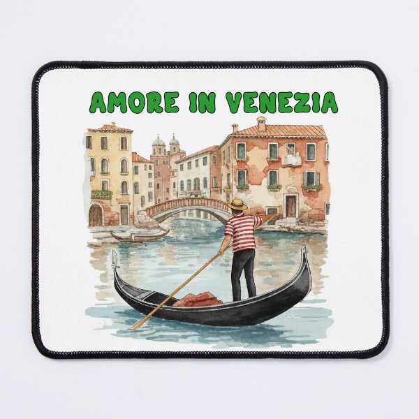 Item preview, Amore in Venezia Gondolier Rowing in Venice Italy designed and sold by TeeARTHY.