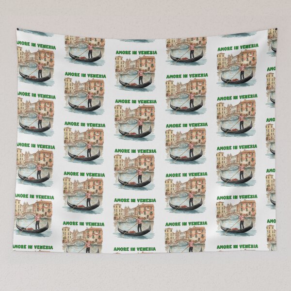 Item preview, Amore in Venezia Gondolier Rowing in Venice Italy designed and sold by TeeARTHY.