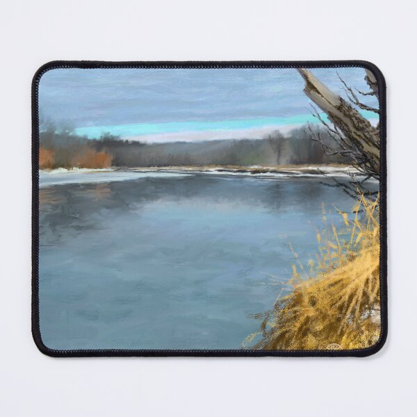 Item preview, River in Winter designed and sold by fishinjonny.