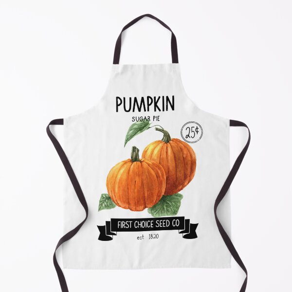 Item preview, Pumpkin Seed Packet – Vintage Garden Watercolor - Black designed and sold by mwik2017.