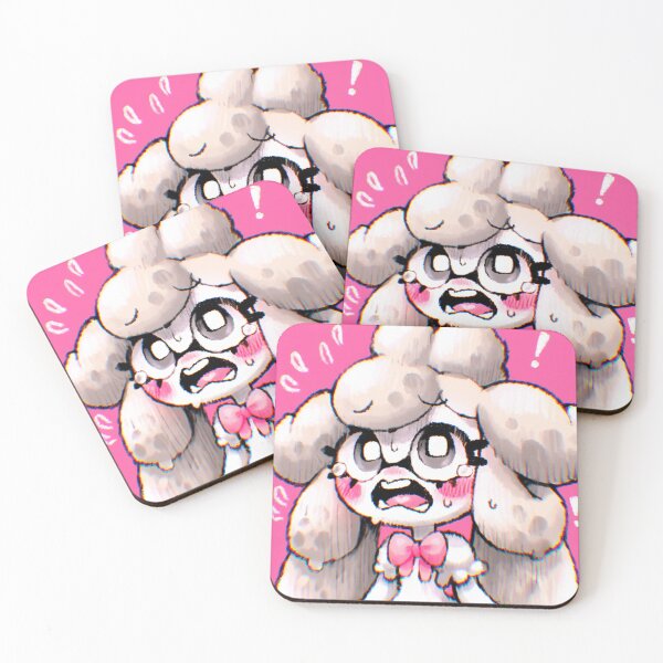 Item preview, Kawaii Poodle Panic Face designed and sold by bubblegoth.