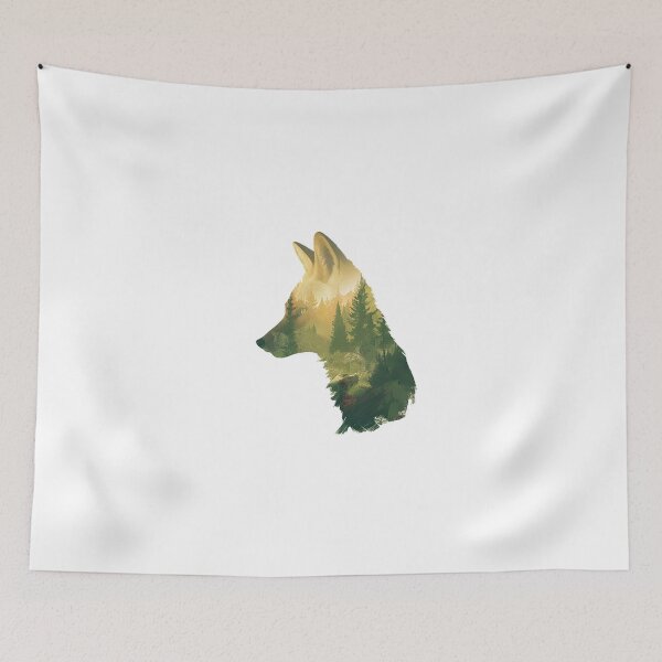 Item preview, Mystical Forest Fox Double Exposure designed and sold by Christian Weiss.