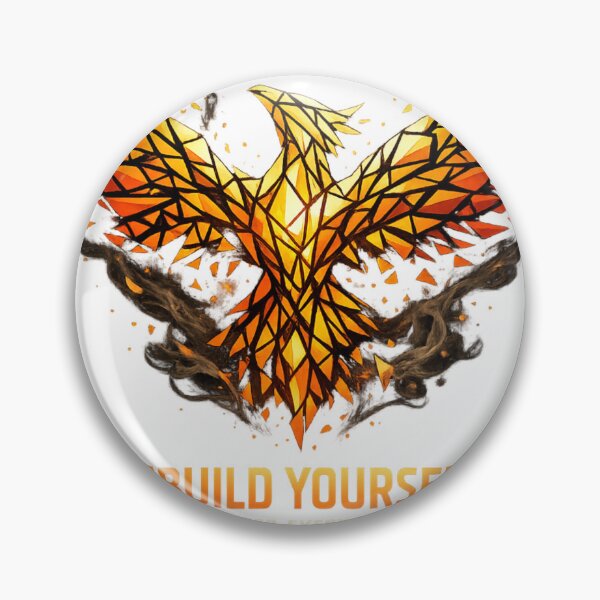 Aperçu de l'œuvre Reconstruis-toi – Modèle de t-shirt de motivation Phoenix créée et vendue par DRstore95.