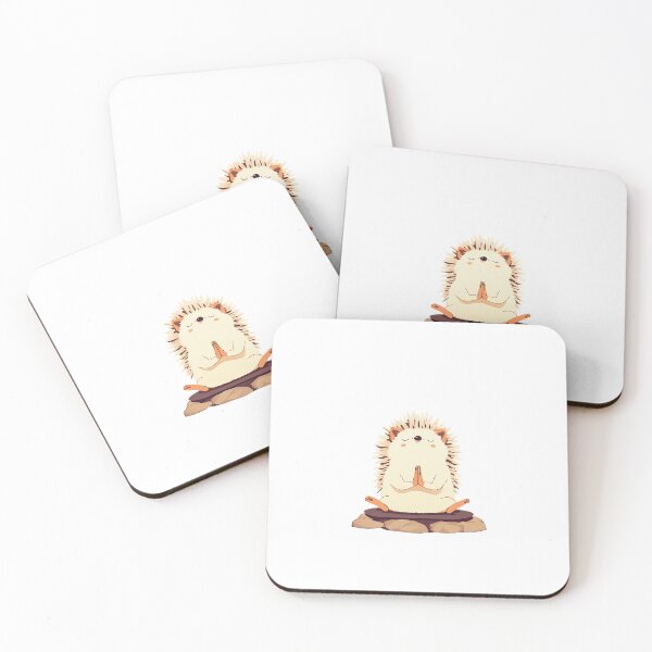 Item preview, Peaceful Hedgehog Yoga Pose designed and sold by Christian Weiss.