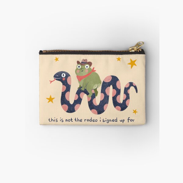 Item preview, Cowboy Frog Riding Snake Not My Rodeo designed and sold by Itouchedabee.