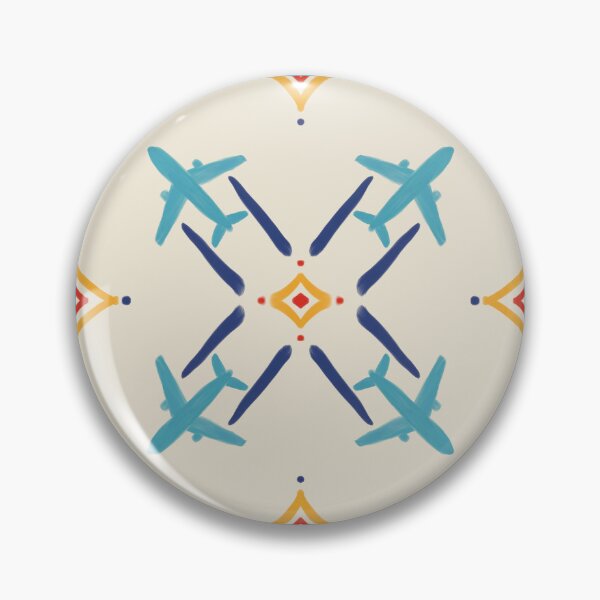 Item preview, Airplane Portuguese Style Tile designed and sold by AdventuresOy.