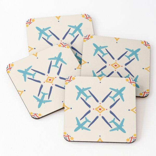 Item preview, Airplane Portuguese Style Tile designed and sold by AdventuresOy.