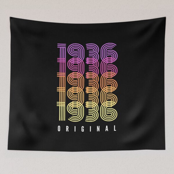 Item preview, Born in 1936 - 1936 Birthday Gift - 1936 Original designed and sold by DesignByLeo.