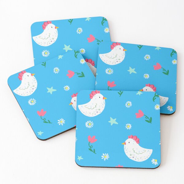 Item preview, Cute spring chickens blue  designed and sold by SplodgeBlossom1.