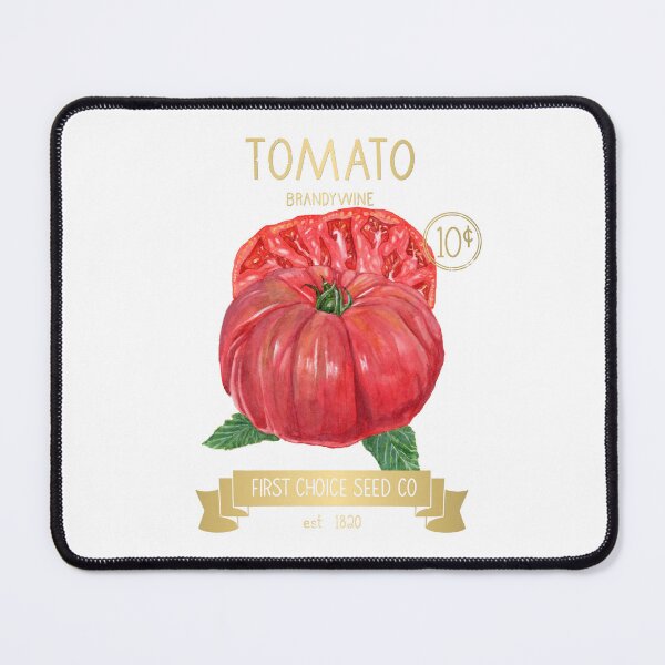 Item preview, Tomato Seed Packet – Heirloom Garden Watercolor - Gold designed and sold by mwik2017.