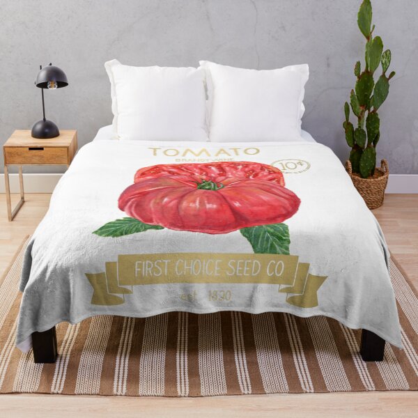 Item preview, Tomato Seed Packet – Heirloom Garden Watercolor - Gold designed and sold by mwik2017.