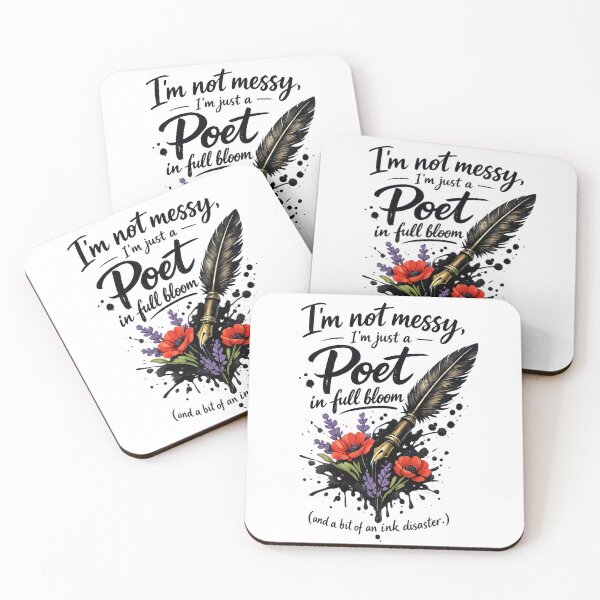 Item preview, Poet in Full Bloom – Vintage Ink Humor designed and sold by avinigav.