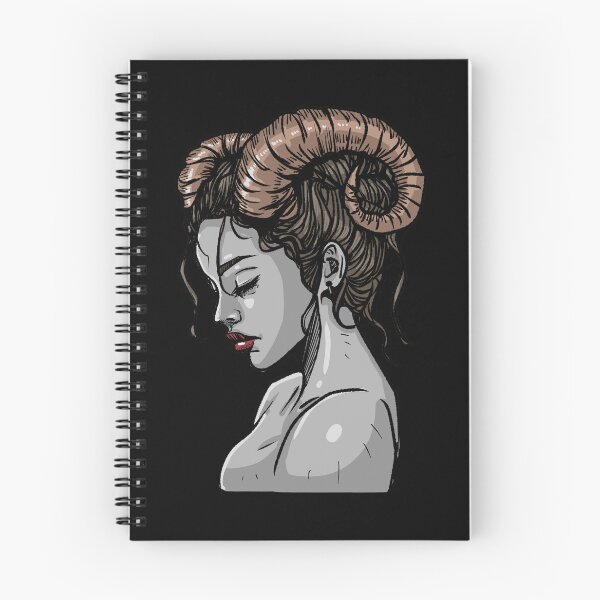 Item preview, Tiefling Druid with Ram Horns designed and sold by InkBrute.