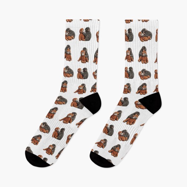 Item preview, Chimpanzee and Baby Monkey punch designed and sold by TeeARTHY.