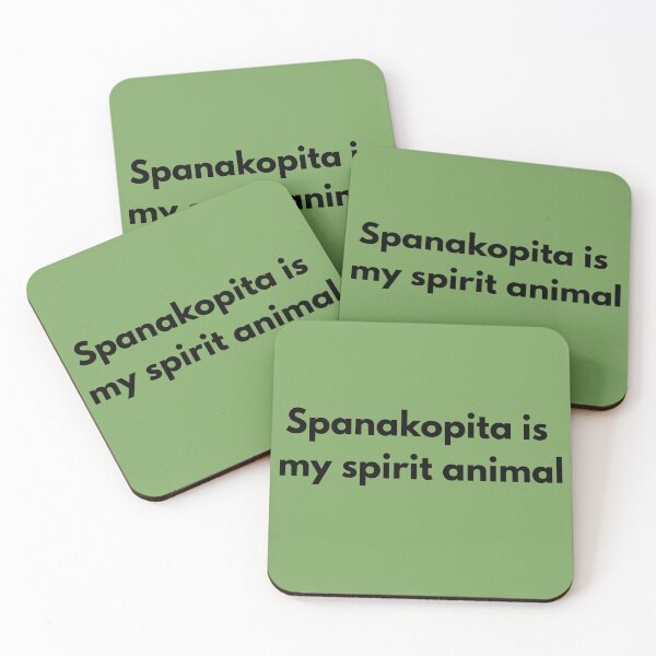 Item preview, Spanakopita Is My Spirit Animal – Funny Greek Food Lover Design designed and sold by Olive&Om.