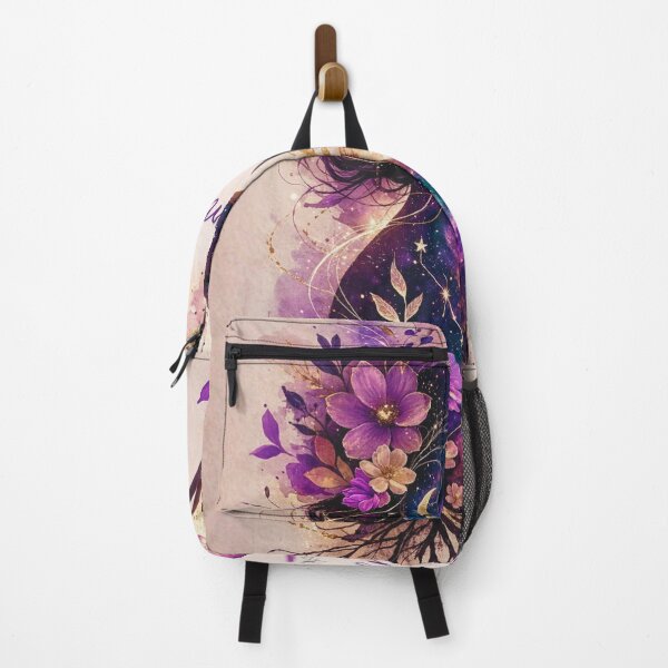 Item preview, Expanding Universe Woman - Cosmic Galaxy & Floral Watercolor designed and sold by Nubesss.