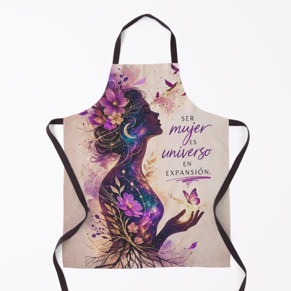 Item preview, Expanding Universe Woman - Cosmic Galaxy & Floral Watercolor designed and sold by Nubesss.
