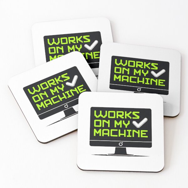 Item preview, Works On My Machine – Funny Developer & QA Coding Joke | Pixel Tech Humor Design designed and sold by Nene's design.