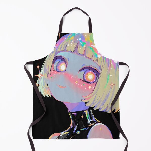 Item preview, Galaxy Anime Girl Rainbow Hair designed and sold by bubblegoth.