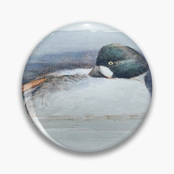 Item preview, Preening Goldeneye designed and sold by fishinjonny.