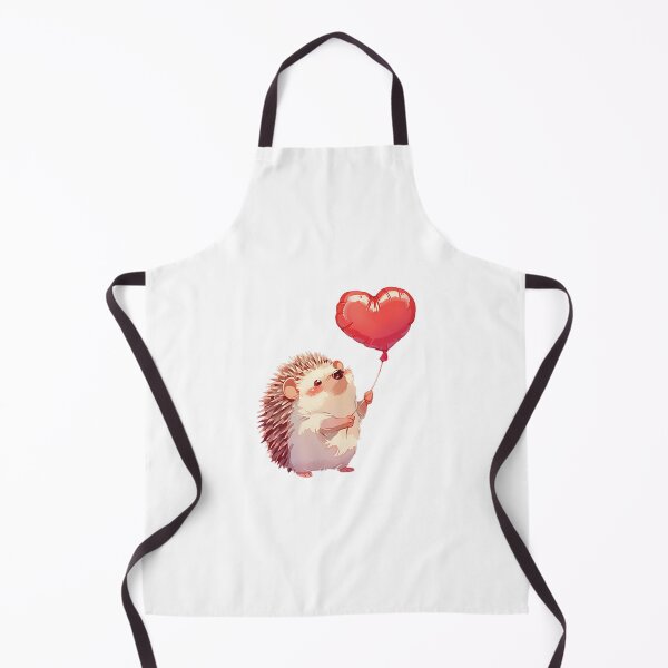 Item preview, Cute Hedgehog With Heart Balloon designed and sold by Christian Weiss.
