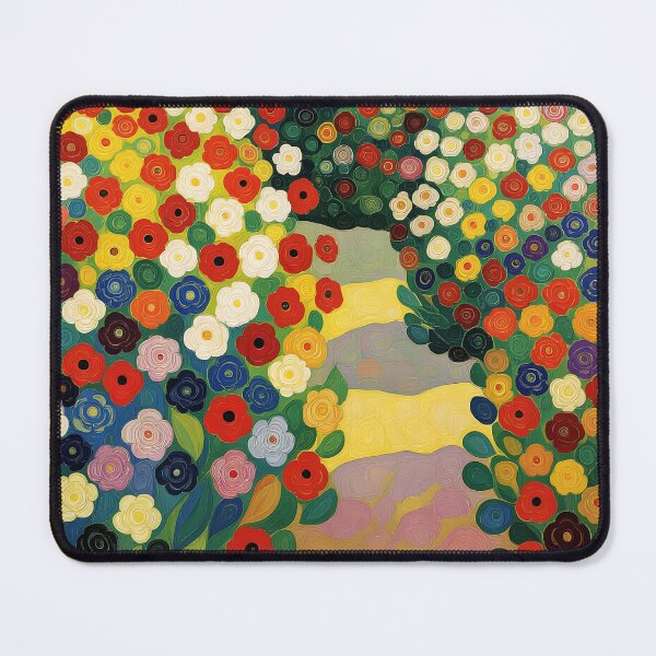 Item preview, Garden Path – Symbolist Floral Landscape designed and sold by EmeraldeaArt.