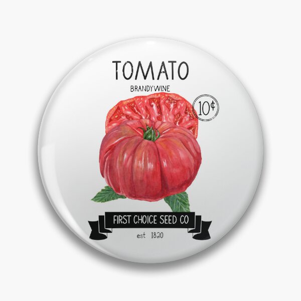 Item preview, Tomato Seed Packet – Heirloom Garden Watercolor - Black designed and sold by mwik2017.