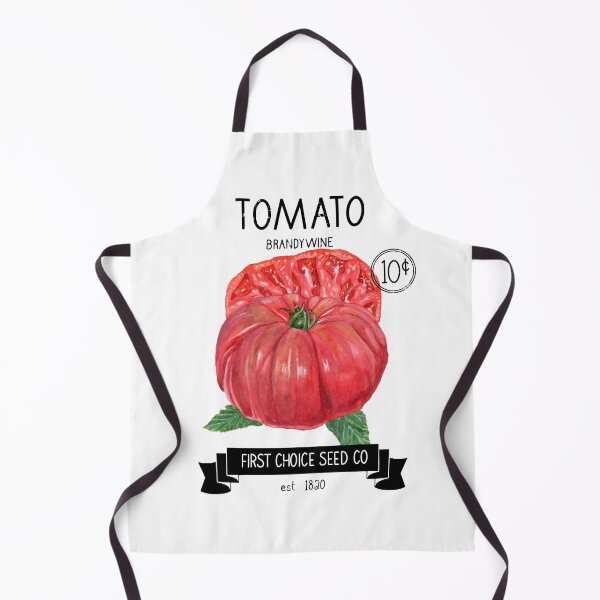 Item preview, Tomato Seed Packet – Heirloom Garden Watercolor - Black designed and sold by mwik2017.