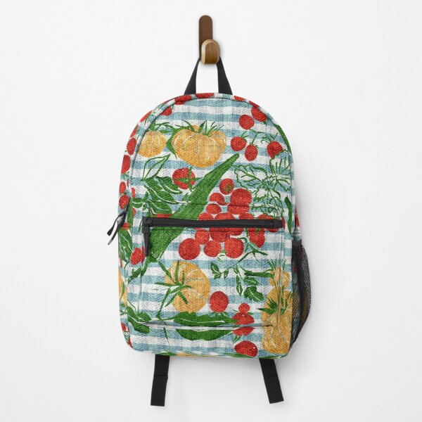Item preview, Tomato Time - Heirloom Okra & Cherry Tomatoes on Farmhouse Gingham designed and sold by LoveAlways-AEP.