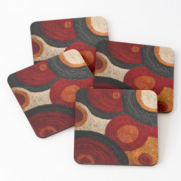Item preview, Swirling Energy in Red Orange and Black designed and sold by daila70.