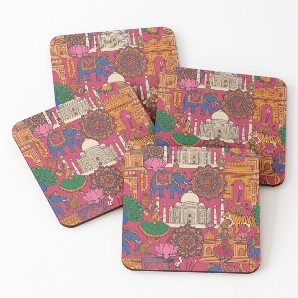Item preview, Vibrant India Heritage National Pride Collage Art designed and sold by DGtaLrtcom.