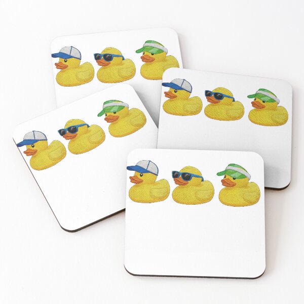 Item preview, Trio of Cool Rubber Ducks with Sunglasses and Hats designed and sold by TeeARTHY.