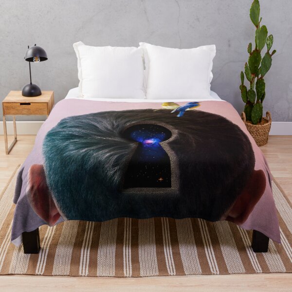 Item preview, The Universe Within – Surreal Keyhole Mind Digital Art Print designed and sold by seamless.